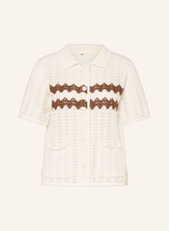 Levi's® Strickbluse ECRU/ BRAUN