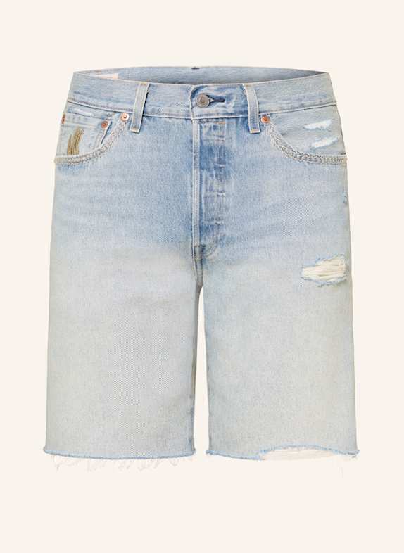Levi's® Jeansshorts 501 Regular Fit 57 Light Indigo - Worn In