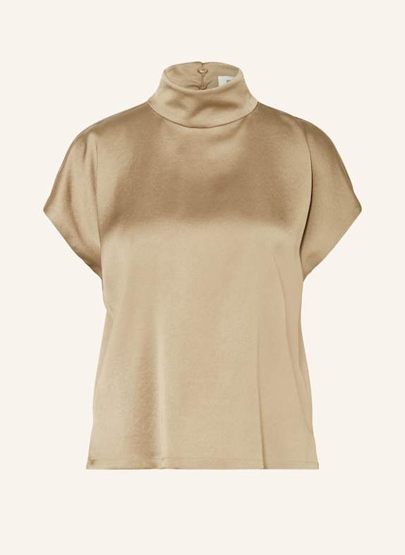 DRYKORN Blusenshirt ALARIA_1 aus Satin HELLBRAUN