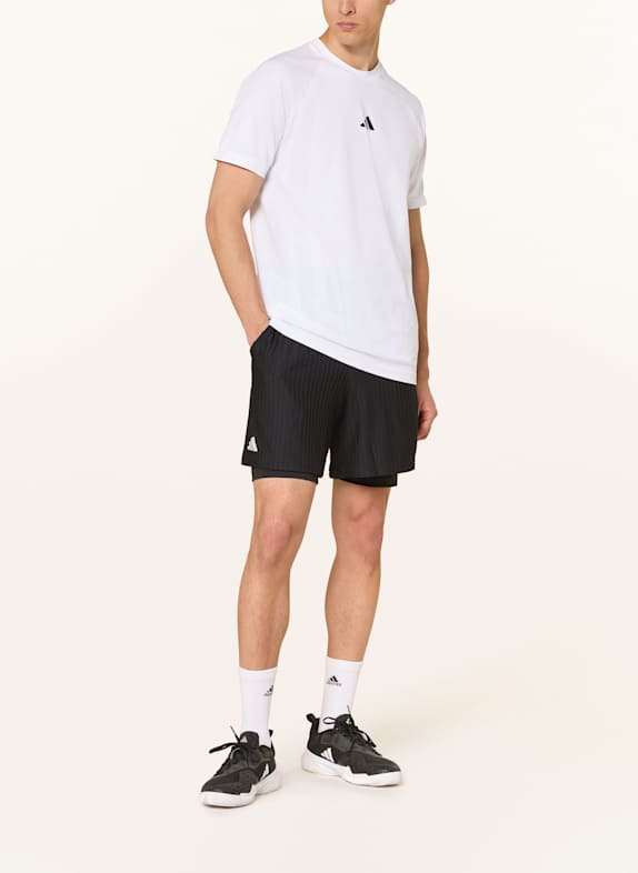 adidas 2-in-1 tennisshorts TENNIS CLIMACOOL SET ZWART