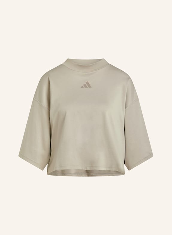 adidas Cropped shirt CITY ESCAPE LOOSE KHAKI
