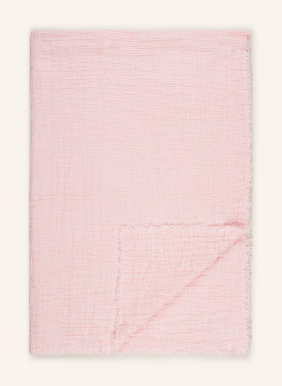 zoeppritz Linen throw HONEYBEE PINK