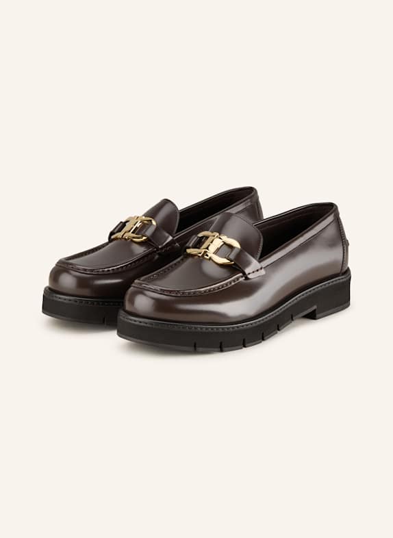 FERRAGAMO Loafers MARYAN DARK BROWN