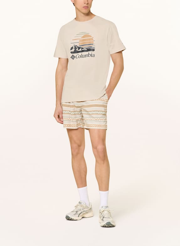 Columbia Short de randonnée MOUNTAINDALE™ RIVER CRÈME / BEIGE / VERT CLAIR