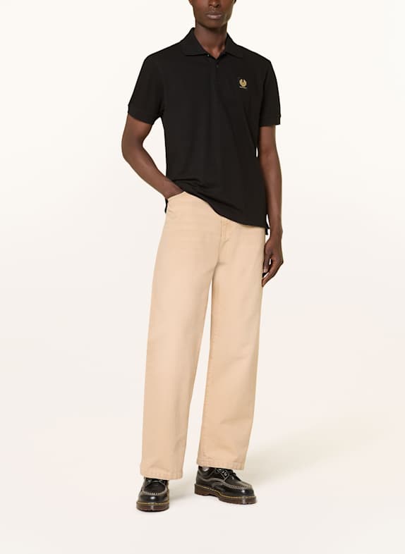 BELSTAFF Piqué-poloskjorte SORT