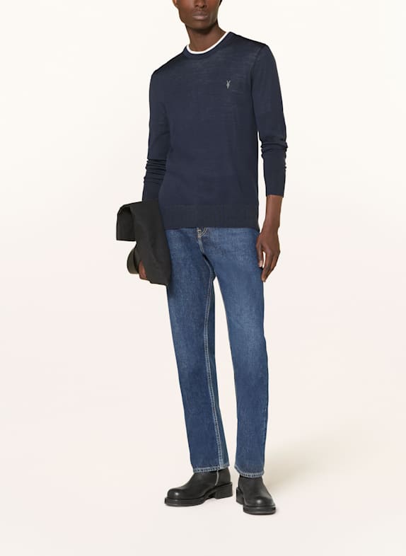 ALLSAINTS Pulover MODE ALBASTRU ÎNCHIS