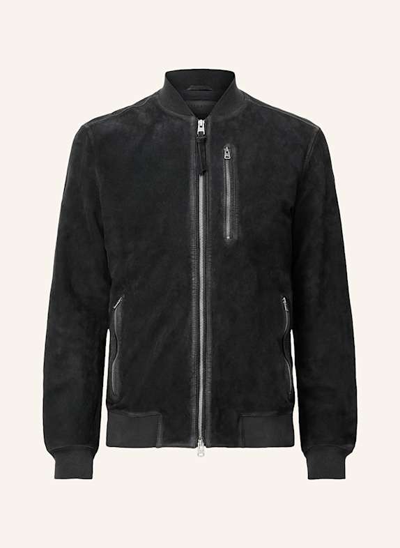 ALLSAINTS Lederjacke KEMBLE SCHWARZ