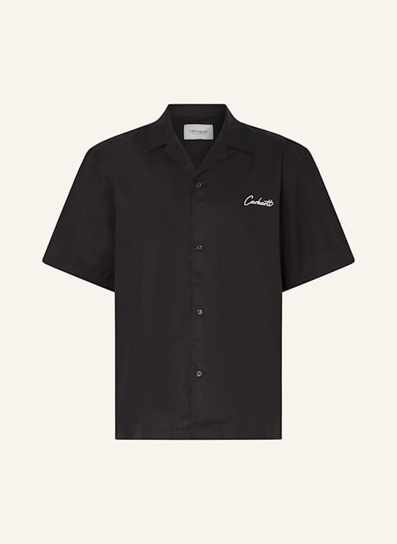 carhartt WIP Resorthemd DELRAY Loose Fit SCHWARZ