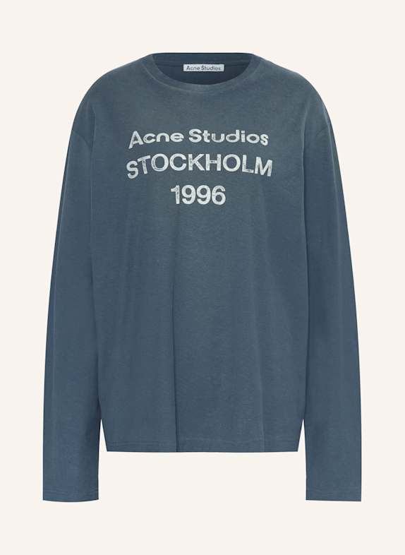 Acne Studios Longsleeve DUNKELBLAU/ WEISS