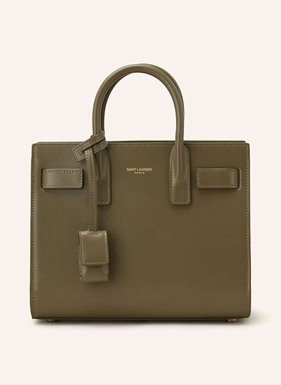 SAINT LAURENT Handtasche NANO SAC DE JOUR DUNKELGRÜN