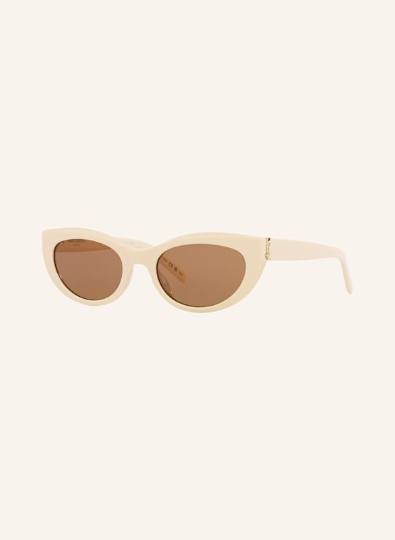 SAINT LAURENT Sonnenbrille YS000478 3100D1 - CREME/ BRAUN