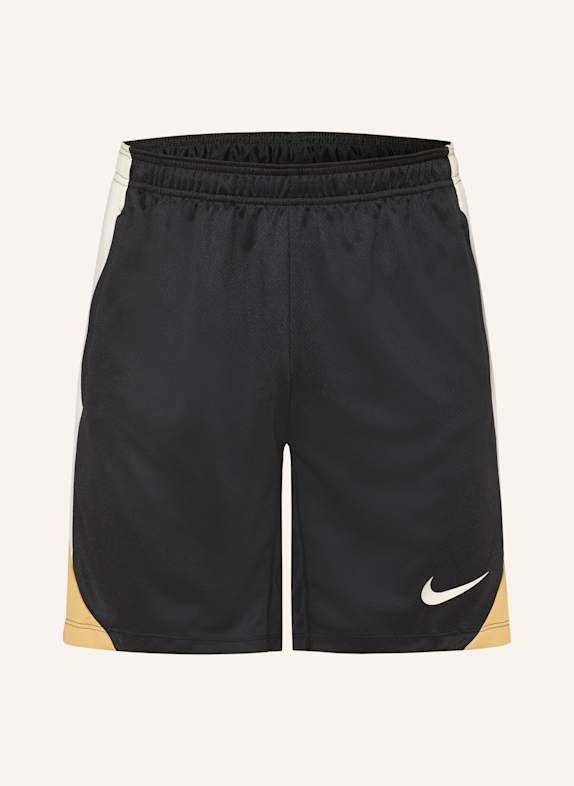 Nike Szorty treningowe STRIKE CZARNY/ ECRU/ ZŁOTY