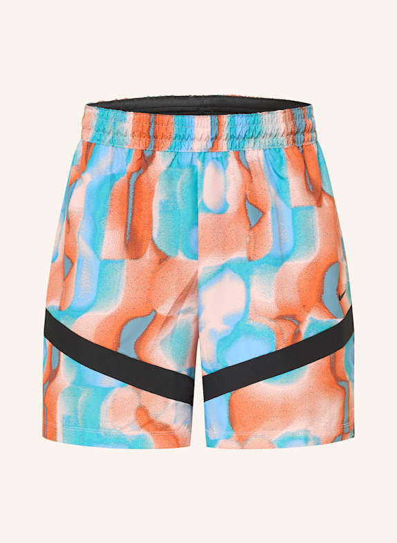 Nike Basketballshorts ICON WVN 6IN ORANGE/ HELLBLAU/ HELLORANGE
