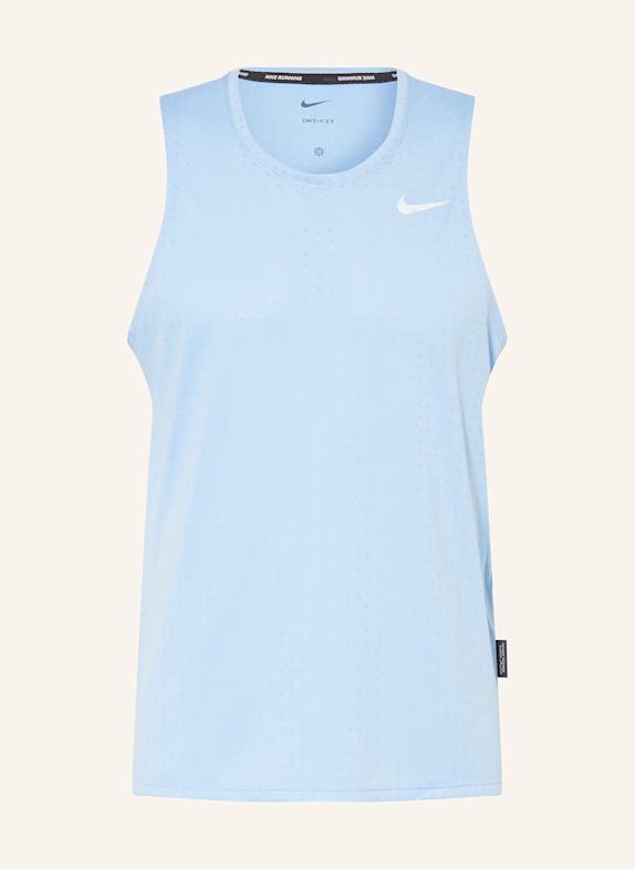 Nike Lauftop BREATHE MILER HELLBLAU