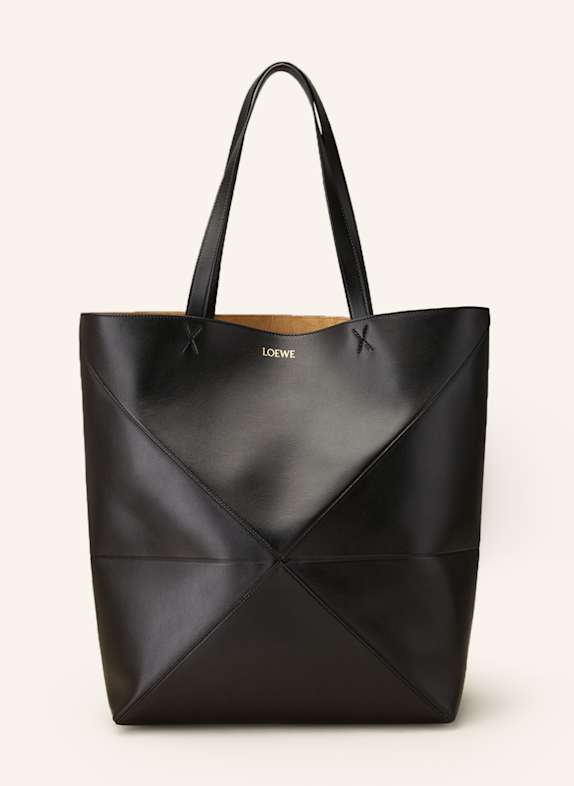 LOEWE Torba shopper PUZZLE TOTE LARGE CZARNY
