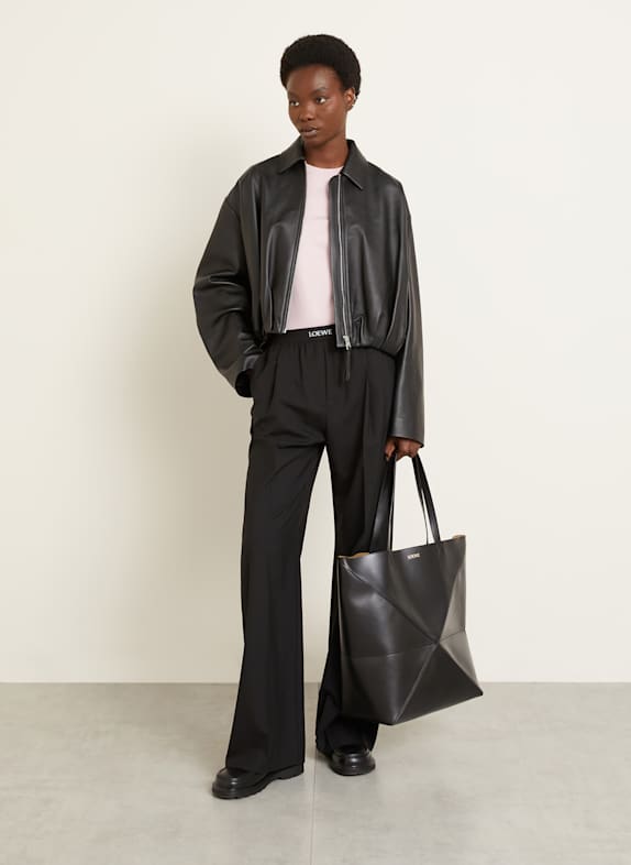LOEWE Shopper PUZZLE TOTE LARGE SCHWARZ