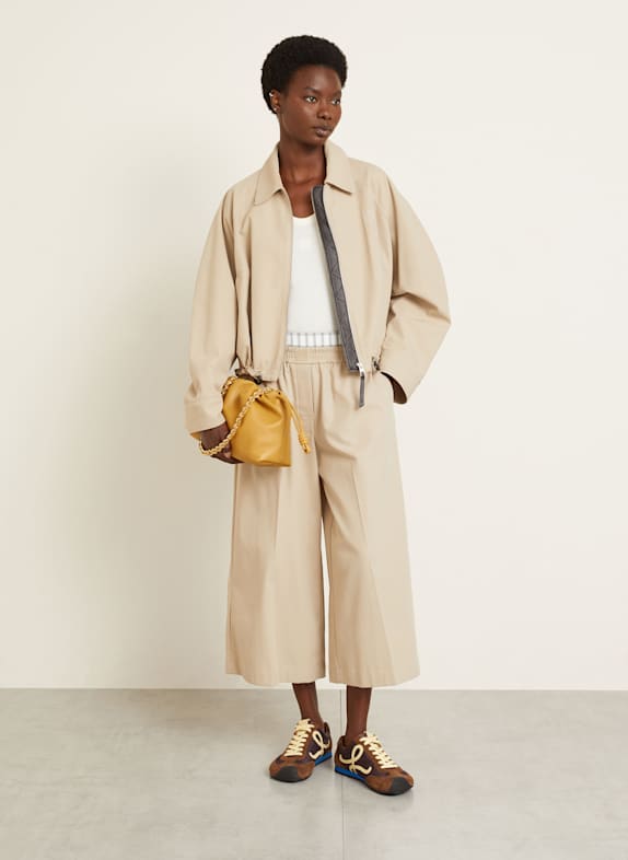 LOEWE Clutch FLAMENCO CAMEL