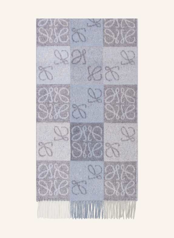 LOEWE Schal 5102 BLUE/WHITE