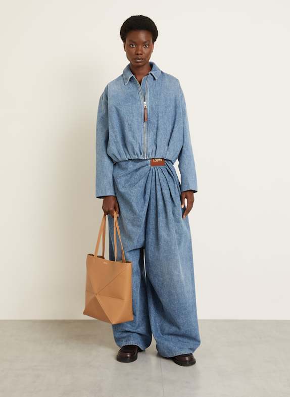 LOEWE Shopper PUZZLE FOLD CAMEL
