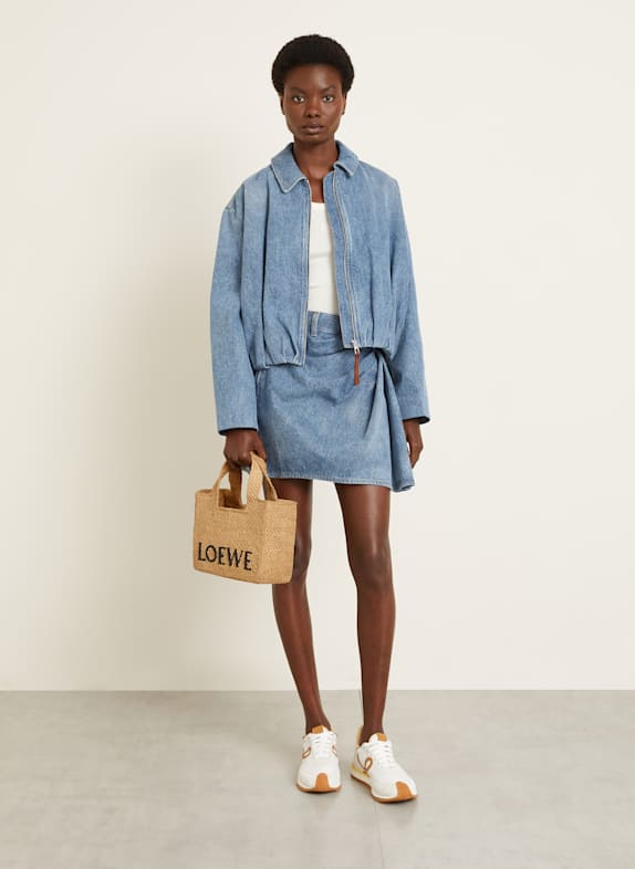 LOEWE Shopper FONT TOTE SMALL HELLBRAUN