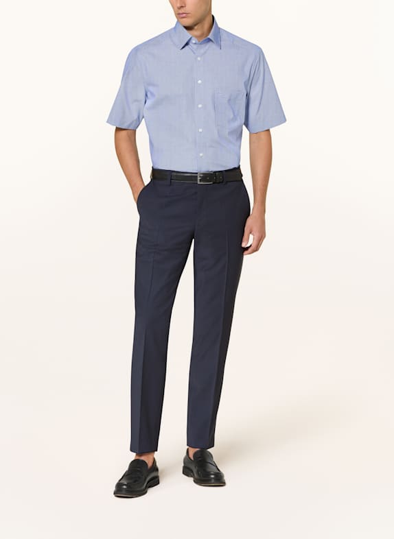 OLYMP Kurzarm-Hemd Luxor modern fit DUNKELBLAU