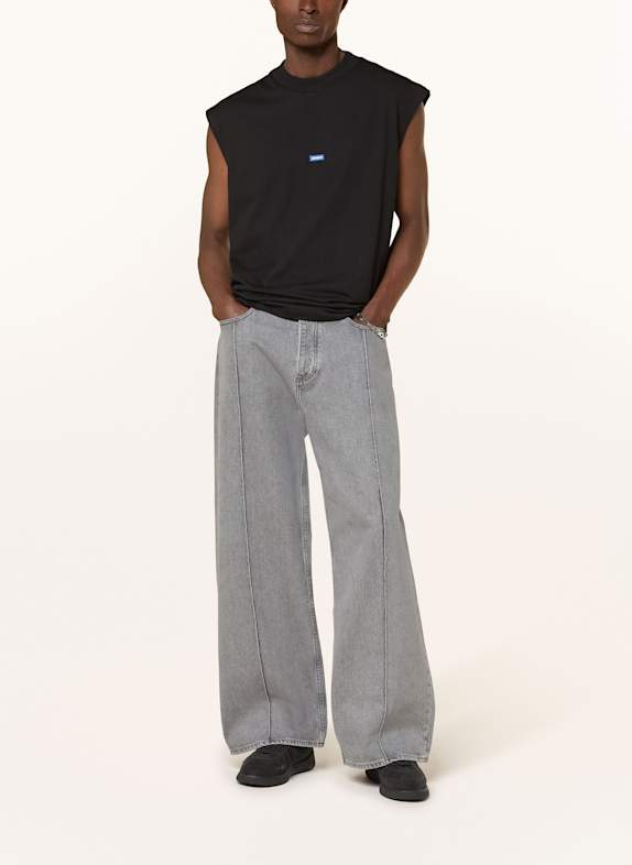 HUGO Tanktop NAVERTZ ZWART