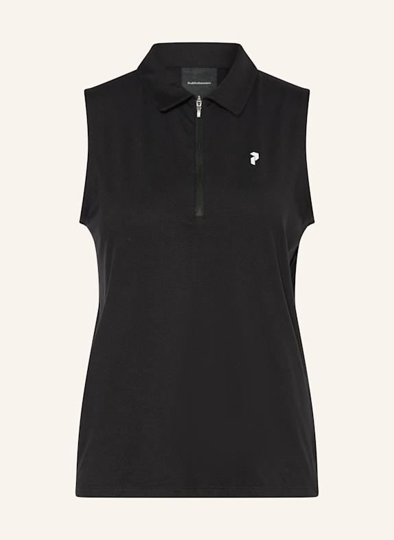 Peak Performance Funktions-Poloshirt COMFORT SCHWARZ