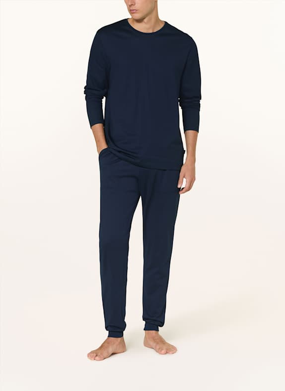CALIDA Loungeshirt REMIX BASIC DONKERBLAUW