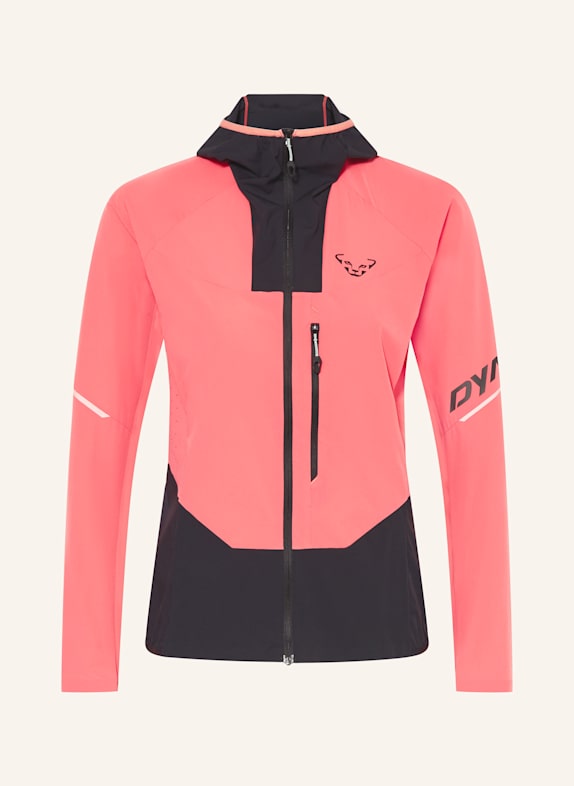 DYNAFIT TRAVERSE DST outdoor jacket LIGHT RED/ BLACK