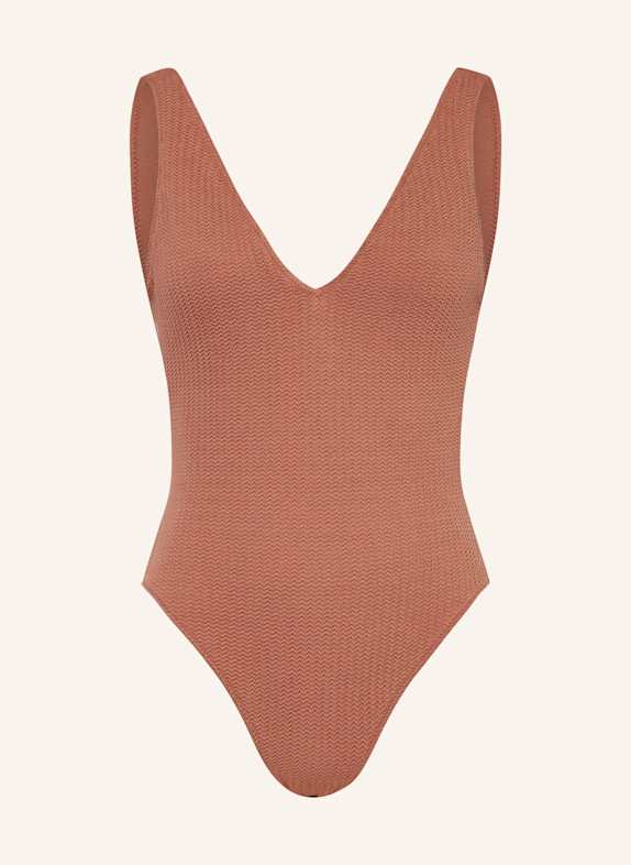 SEAFOLLY Badeanzug SEA DIVE HELLBRAUN
