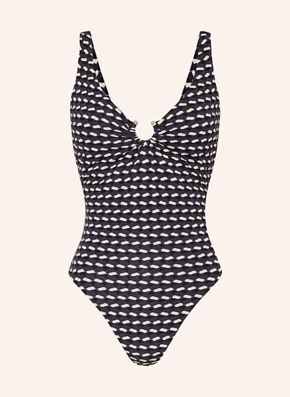 SEAFOLLY Badeanzug MALA DUNKELBLAU/ SCHWARZ/ ECRU