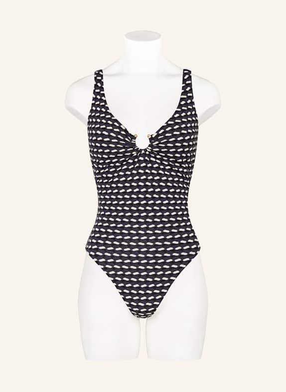 SEAFOLLY Badpak MALA DONKERBLAUW / ZWART / ECRU