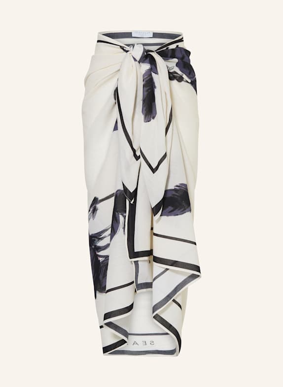 SEAFOLLY Pareo ROCOCO SCHWARZ/ ECRU
