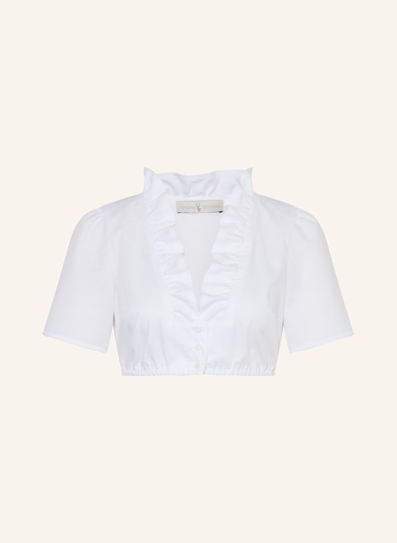 Johann & Johanna Dirndl blouse WHITE