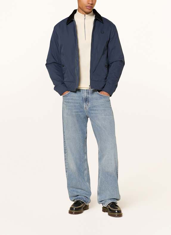 FRED PERRY jas DONKERBLAUW