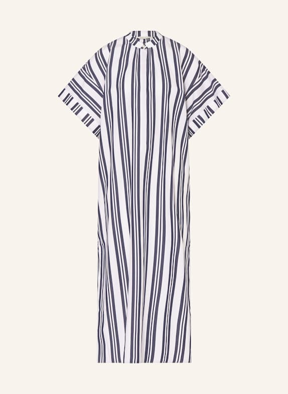 GANT Kleid WEISS/ DUNKELBLAU