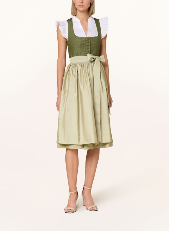 Hammerschmid Dirndl PILLERSEE DONKERGROEN / LICHTGROEN