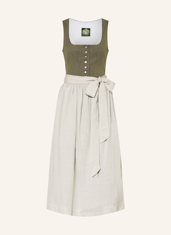 Hammerschmid Dirndl PILLERSEE OLIVE/ LIGHT GRAY