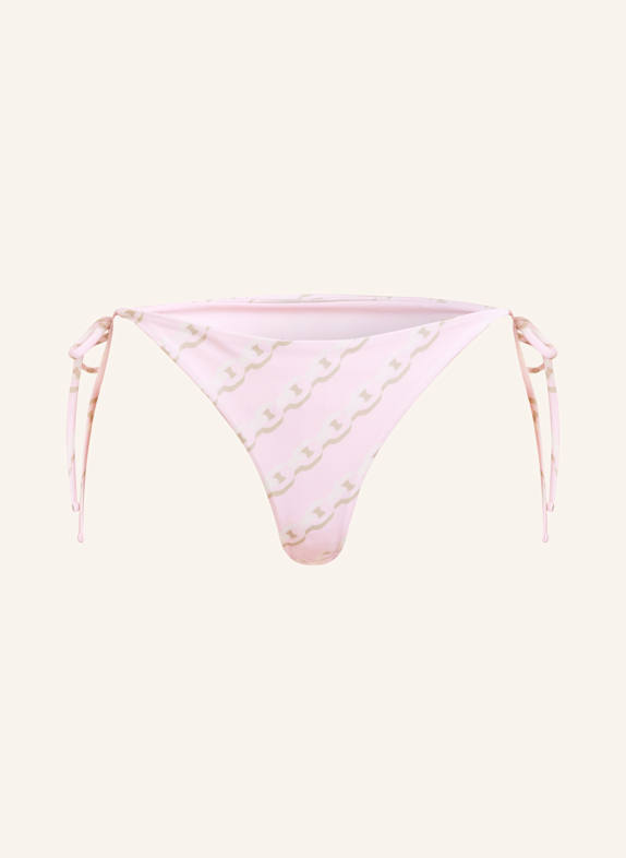 VERSACE Triangel-Bikini-Hose HELLROSA/ CREME/ BEIGE