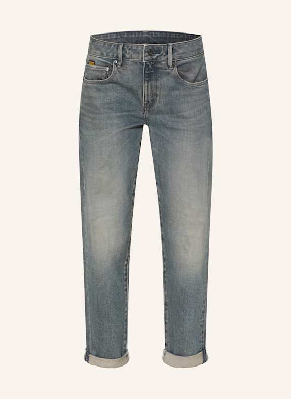 G-Star Blue cotton layered collar shirt from G803 antic sand blast