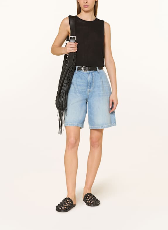 SELECTED Gebreide top ZWART