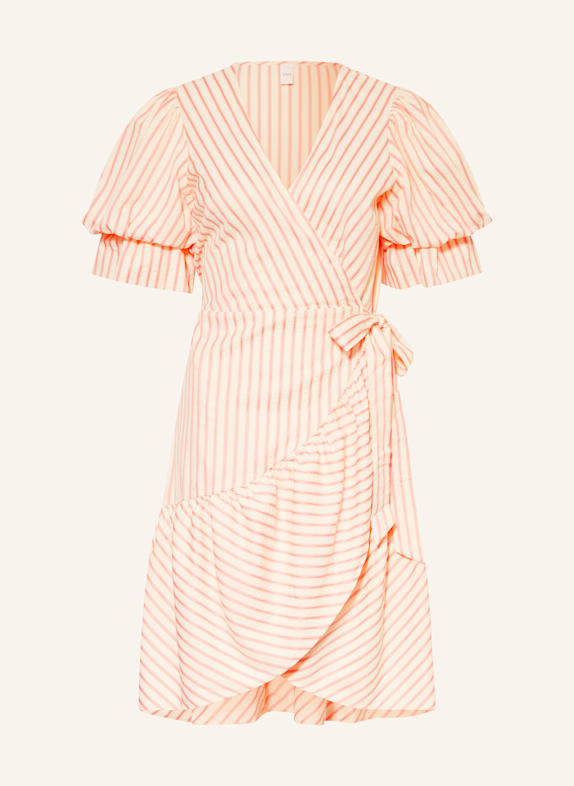 Y.A.S. robe portefeuille CRÈME / ROSE