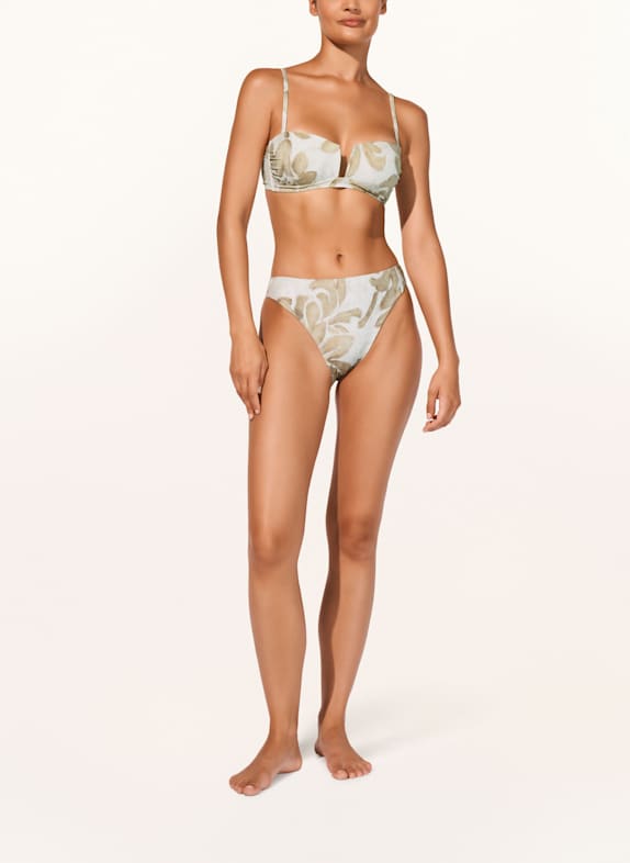 MARYAN MEHLHORN Bandeau-bikinitop ORNATION CRÈME / BEIGE