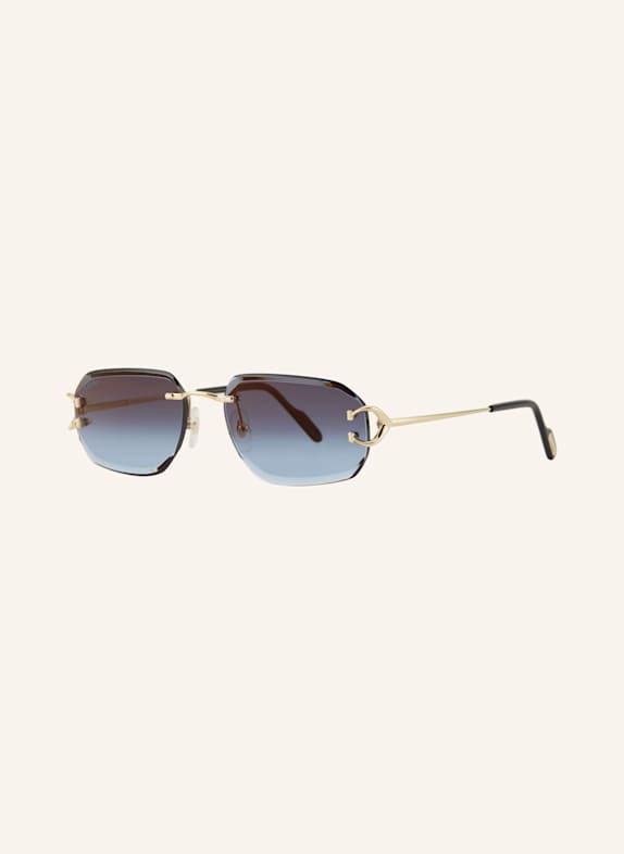 Cartier Lunettes de soleil 6L001729 2300B1 - OR/BLEU