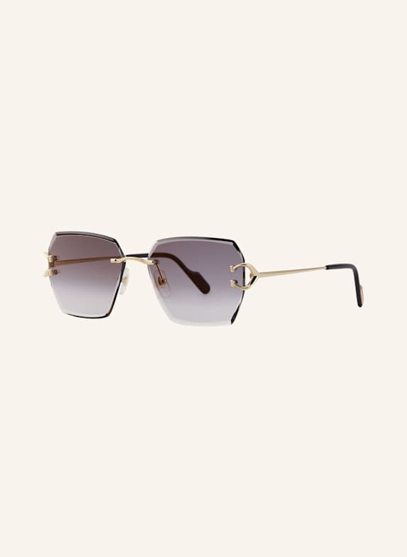 Cartier Sunglasses 6L001728 2300L1 - GOLD/ BROWN