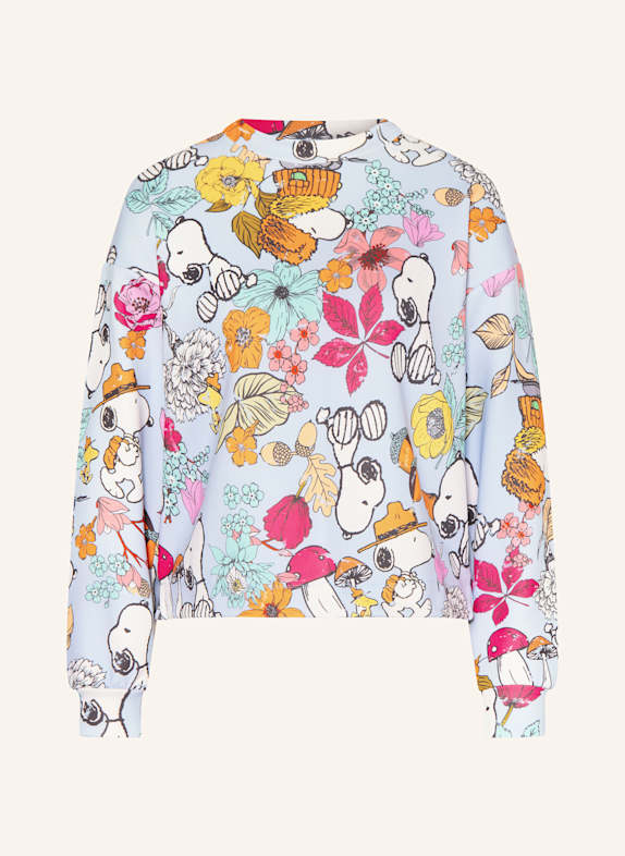 FrogBox Sweatjacke HELLBLAU/ BRAUN/ GELB