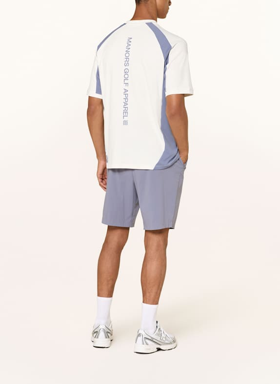 MANORS Functioneel shirt TOUR CRÈME / BLAUWGRIJS