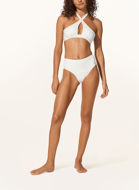 watercult Bikinibroekje met hoge taille COASTAL DAYDREAM ECRU