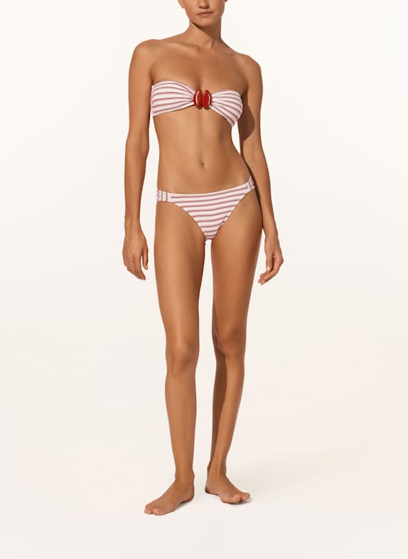 watercult Braziliaanse bikinibroek SEASIDE SPLASH WIT / ROOD