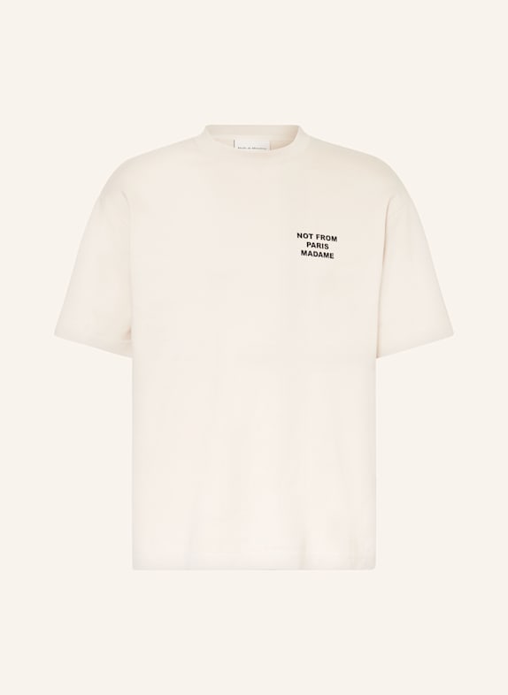 DRÔLE DE MONSIEUR T-shirt KREMOWY/ CZARNY